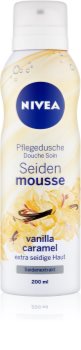 Nivea Silk Mousse Vanilla Caramel negovalna pena za prhanje