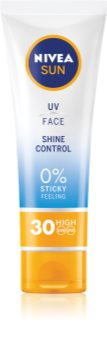 Nivea Sun mattierende Sonnencreme für das Gesicht SPF 30