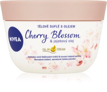 Nivea Cherry Blossom & Jojoba Oil tělové suflé