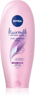Nivea Hairmilk Natural Shine balzam pre zvýraznenie vlnitých vlasov