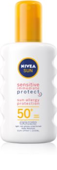 Nivea Sun Protect & Sensitive ochranný sprej na opaľovanie SPF 50+