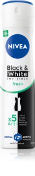 nivea black & white invisible fresh antyperspirant w sprayu 150 ml    