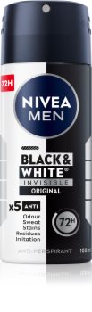 nivea black & white invisible original antyperspirant w sprayu 100 ml    