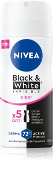 nivea black & white invisible clear antyperspirant w sprayu 100 ml    