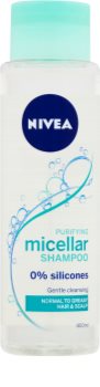 Nivea Micellar Shampoo champô micelar purificante para cabelo normal a oleoso