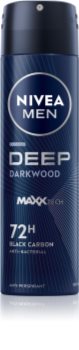 nivea deep dark wood antyperspirant w sprayu 150 ml    
