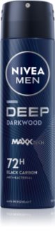 nivea deep dark wood antyperspirant w sprayu 150 ml   