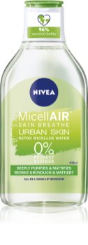Nivea Urban Skin água micelar 3 em 1 com extrato de chá verde
