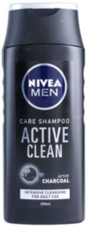 Nivea Men Active Clean šampon s aktivními složkami uhlí
