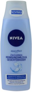 Nivea Aqua Effect oczyszczające mleczko i woda 2 w 1