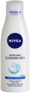 Nivea Aqua Effect odświeżające mleczko oczyszczające do cery normalnej i mieszanej