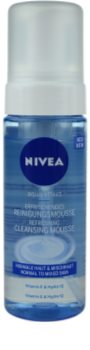 Nivea Aqua Effect mousse de limpeza refrescante para pele normal a mista