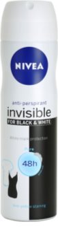 Nivea Invisible Black & White Pure spray anti-perspirant