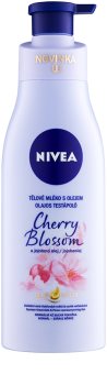 Nivea Cherry Blossom & Jojoba Oil mleczko do ciała z olejem