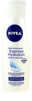 Nivea Express Hydration leite corporal leve para pele normal e seca
