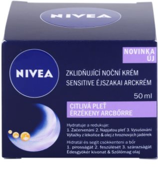 Nivea Face crema de noche calmante para pieles sensibles