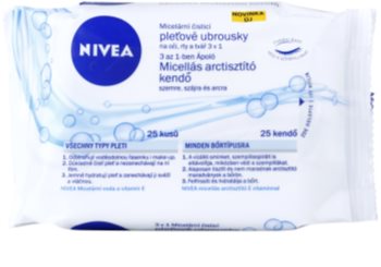 Nivea Micellar tisztító papírtörlők az arcra 3 az 1-ben