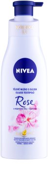 Nivea Rose & Argan Oil losjon za telo z oljem