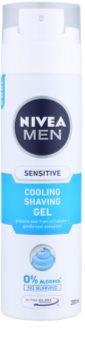 Nivea Men Sensitive gel de afeitar con efecto frío
