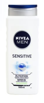 Nivea Men Sensitive gel de duche para rosto, corpo e cabelo