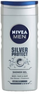 Nivea Men Silver Protect gel doccia per viso, corpo e capelli