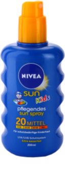 Nivea Sun Kids dětský barevný sprej na opalování SPF 20