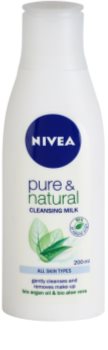 Nivea Visage Pure & Natural čisticí pleťové mléko