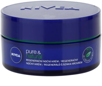 Nivea Visage Pure & Natural nočna regeneracijska krema za vse tipe kože