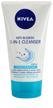 Nivea Visage Pure Effect crema limpiadora 3 en 1