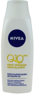 Nivea Visage Q10 Plus čistiace pleťové mlieko proti vráskam