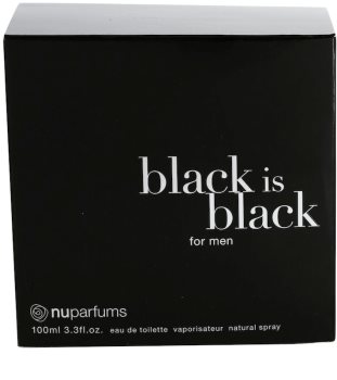 Nuparfums Black Is Black toaletní voda pro muže 100 ml