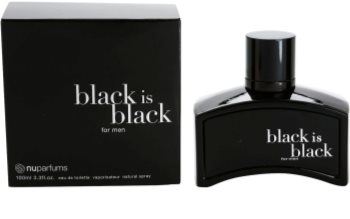 Nuparfums Black Is Black toaletní voda pro muže 100 ml