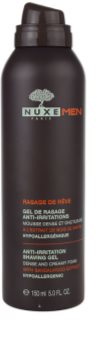 Nuxe Men gel de barbear contra prurido e irritação de pele