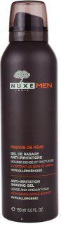 Nuxe Men gel de barbear contra prurido e irritação de pele