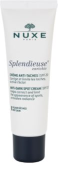 Nuxe Splendieuse krém proti pigmentovým skvrnám SPF 20