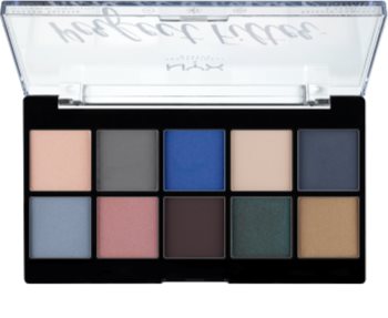NYX Professional Makeup Perfect Filter Shadow Palette paletka očných tieňov