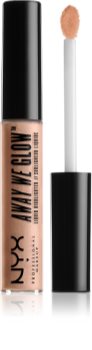 NYX Professional Makeup Away We Glow tekutý rozjasňovač
