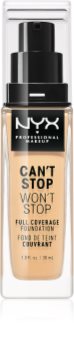 NYX Professional Makeup Can't Stop Won't Stop podkład mocno kryjący