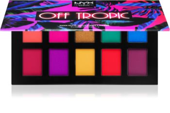 NYX Professional Makeup Off Tropic palette de fards à paupières