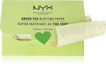 NYX Professional Makeup Blotting Paper papirčki za matiranje z zelenim čajem
