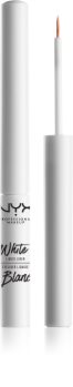 NYX Professional Makeup Liquid Liner biele tekuté linky na oči