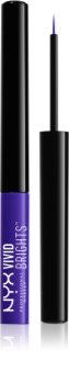 NYX Professional Makeup Vivid Brights farebné tekuté linky na oči
