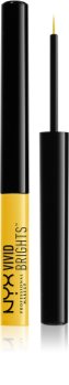 NYX Professional Makeup Vivid Brights kolorowe eyelinery w płynie