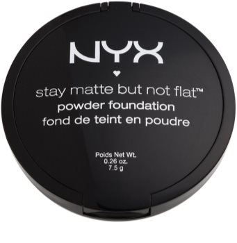 NYX Professional Makeup Stay Matte But Not Flat pudrasti make-up z mat učinkom