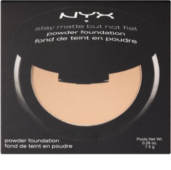 NYX Professional Makeup Stay Matte But Not Flat pudrasti make-up z mat učinkom