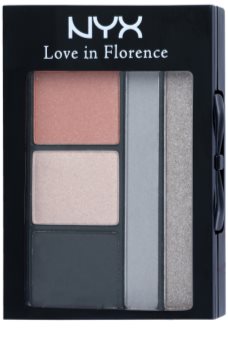 NYX Professional Makeup Love in Florence paleta senčil za oči z aplikatorjem