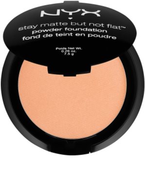 NYX Professional Makeup Stay Matte But Not Flat pudrasti make-up z mat učinkom