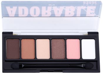 NYX Professional Makeup The Adorable paleta očních stínů s aplikátorem