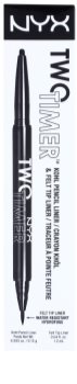 NYX Professional Makeup Two Timer szemceruza 2 az 1-ben