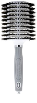 Olivia Garden Ceramic + Ion Turbo Vent™ 100% Boar escova oval de cabelo